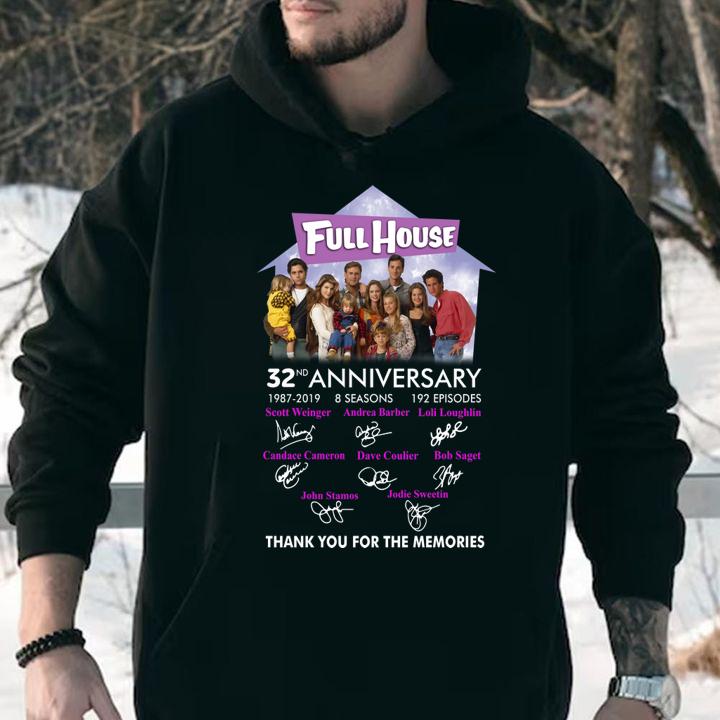 Full House 32nd anniversary 1987-2019 thank you for the memories t-shirt