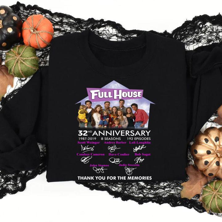 Full House 32nd anniversary 1987-2019 thank you for the memories t-shirt
