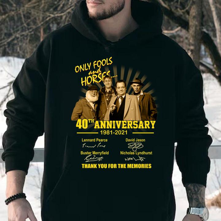 Only Fools and Horses 40th Anniversary 1981-2021 Signatures t-shirt