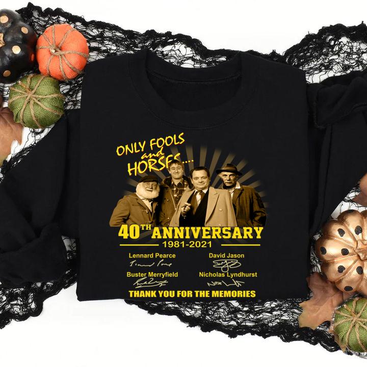 Only Fools and Horses 40th Anniversary 1981-2021 Signatures t-shirt