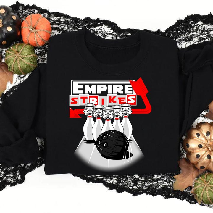 Stormtrooper bowling empire strikes star wars t-shirt
