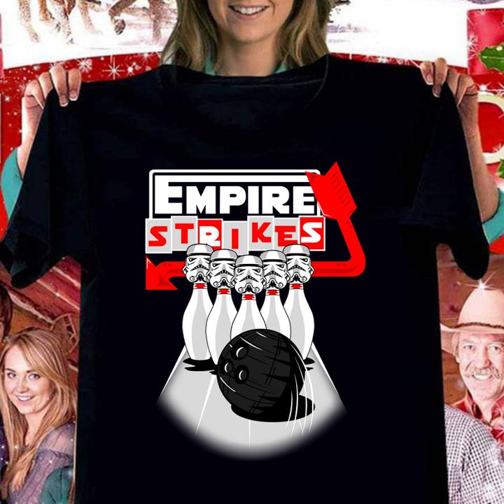 Stormtrooper bowling empire strikes star wars t-shirt