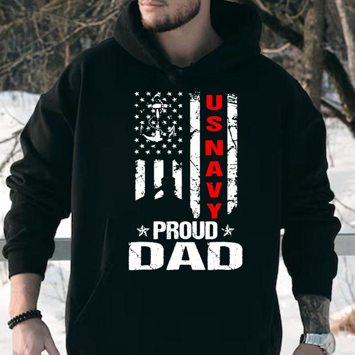 Us Navy Proud Dad Veteran t-shirt