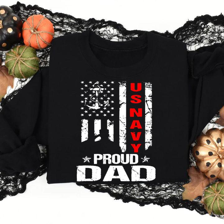 Us Navy Proud Dad Veteran t-shirt