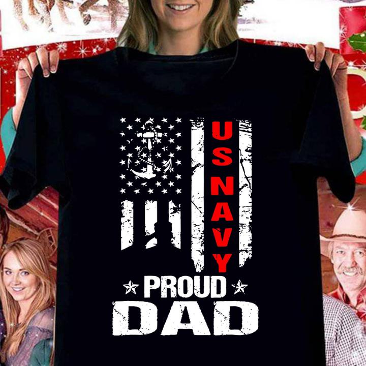 Us Navy Proud Dad Veteran t-shirt