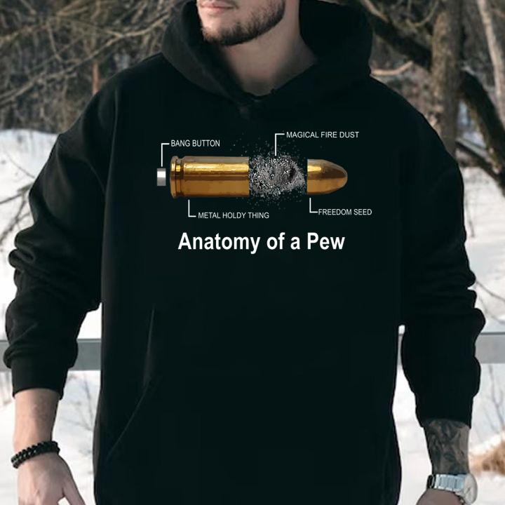 Anatomy Of A Pew Labeled t-shirt