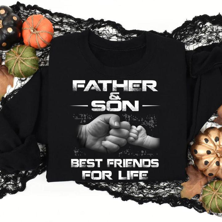 Father and Son Best Frends For Life Dad day t-shirt