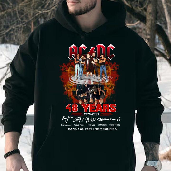 ACDC 48 Years 1973-2021 Signature t-shirt