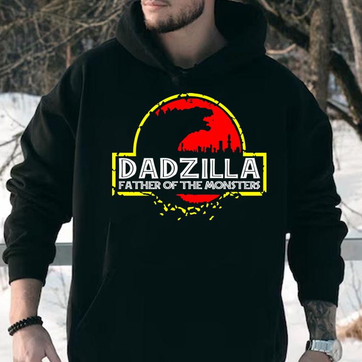 Godzilla Dadzilla father of the monsters t-shirt