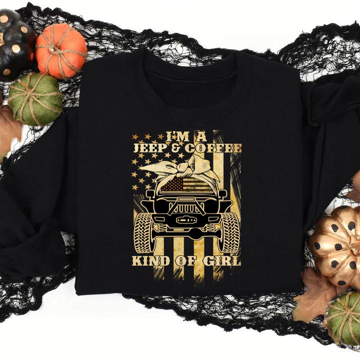 I'm A Jeep & Caffee Skin Of Girl t-shirt