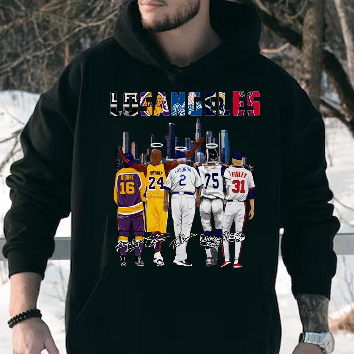 Los Angeles Sports Teams Signatures t-shirt