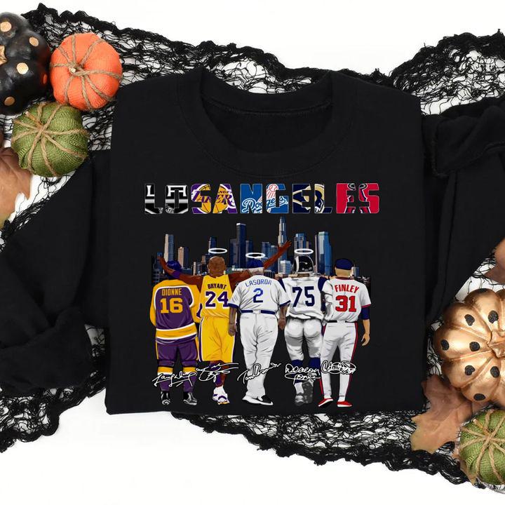 Los Angeles Sports Teams Signatures t-shirt
