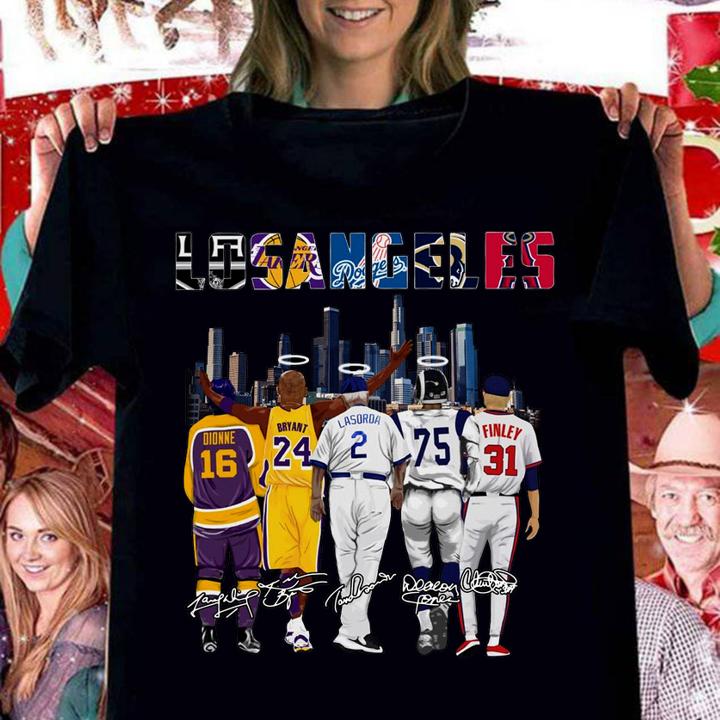 Los Angeles Sports Teams Signatures t-shirt