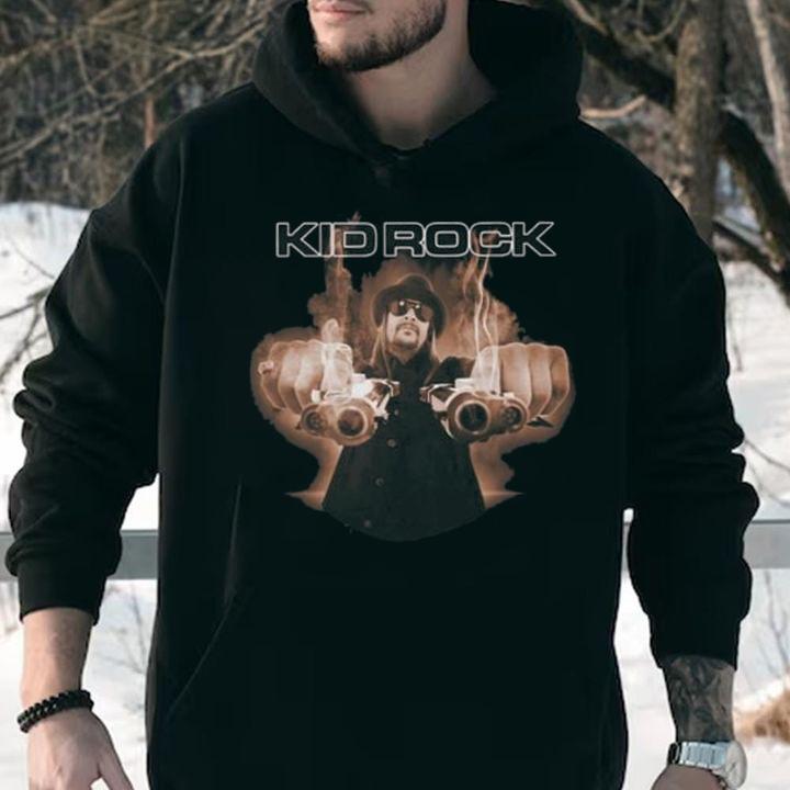 Kid Rock Shoots Gun Gift Fans t-shirt