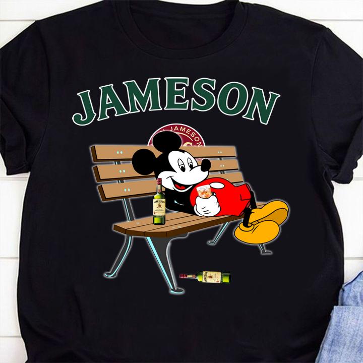 Mickey Mouse Drink Jameson t-shirt 1 Clothing, Thebeatlestshirt News