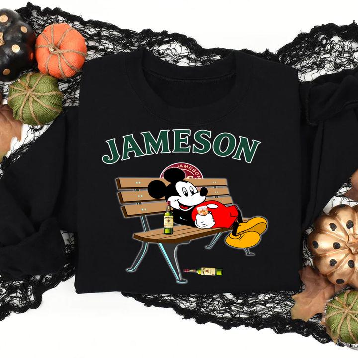 Mickey Mouse Drink Jameson t-shirt