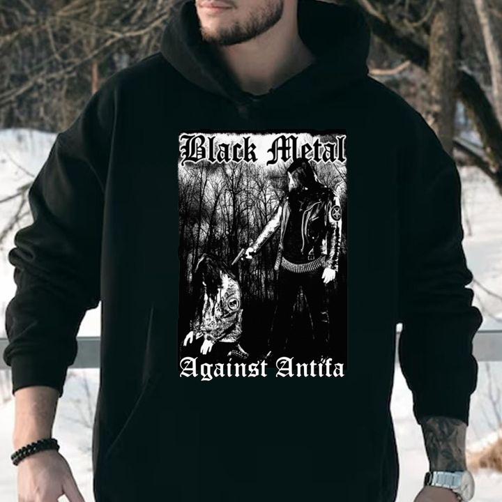 Behemoth Frontman Black Metal Against Antifa t-shirt