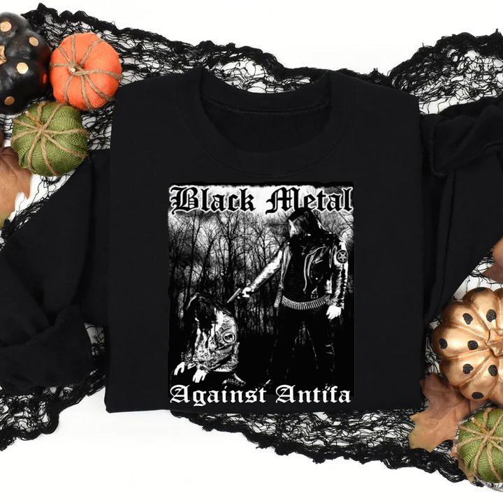 Behemoth Frontman Black Metal Against Antifa t-shirt