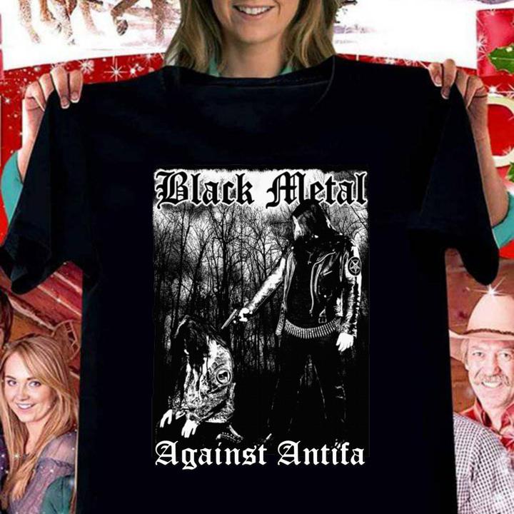 Behemoth Frontman Black Metal Against Antifa t-shirt