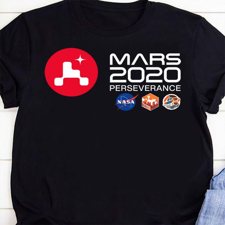 Mars 2020 Perseverance Logo t-shirt 47 Clothing