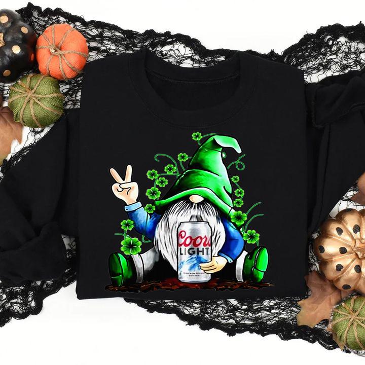 Gnome Coors Light Beer St. Patrick's Day t-shirt