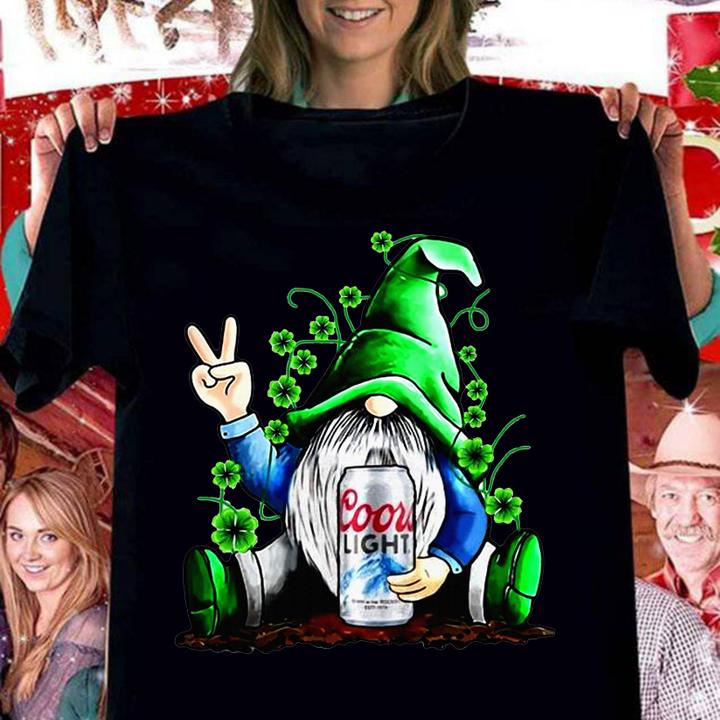 Gnome Coors Light Beer St. Patrick's Day t-shirt