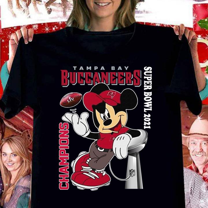Mickey Mouse Tampa Bay Buccaneers Champions Super Bowl 2021 t-shirt