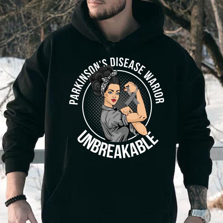 Parkinson's Disease Warrior Unbreakable t-shirt