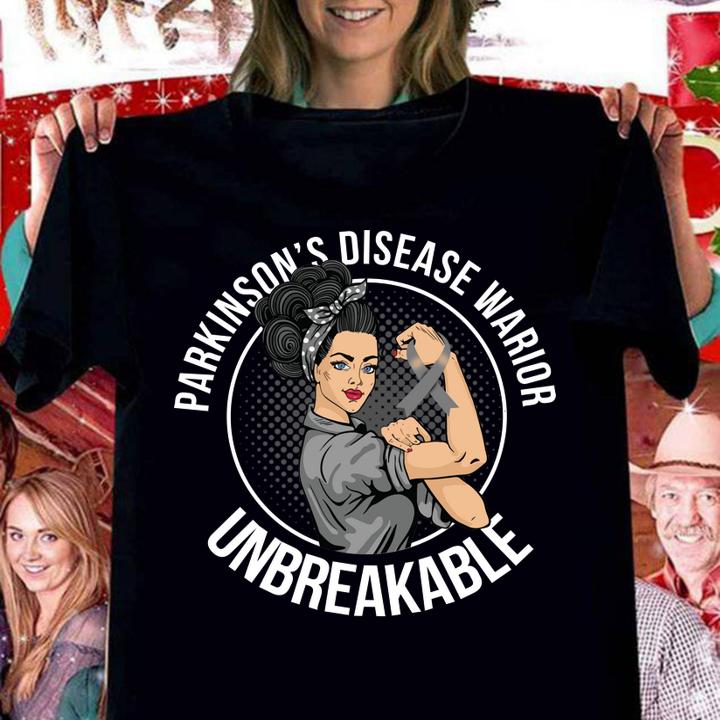Parkinson's Disease Warrior Unbreakable t-shirt