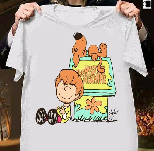 Peanuts Scooby Doo The Mystery Machine t-shirt 1 Clothing, Thebeatlestshirt News