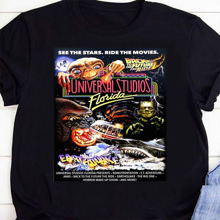 See The Stars Ride The Movies Universal Studios Florida t-shirt 28 Clothing