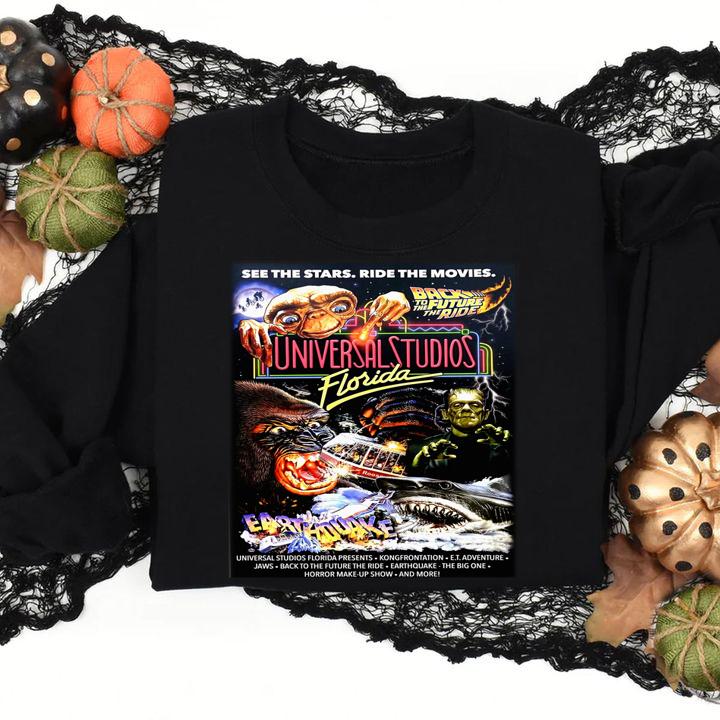 See The Stars Ride The Movies Universal Studios Florida t-shirt