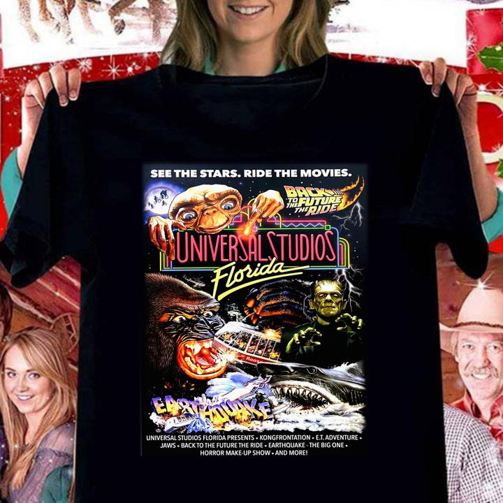 See The Stars Ride The Movies Universal Studios Florida t-shirt