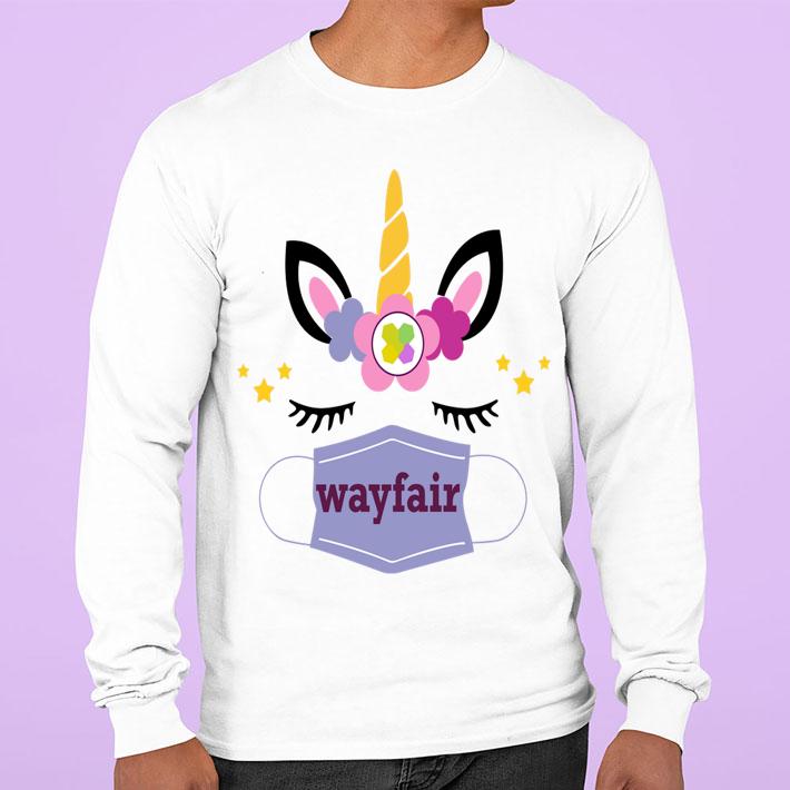 Unicorn Eyelash Wayfair Flower t-shirt