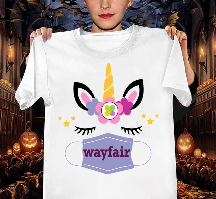Unicorn Eyelash Wayfair Flower t-shirt