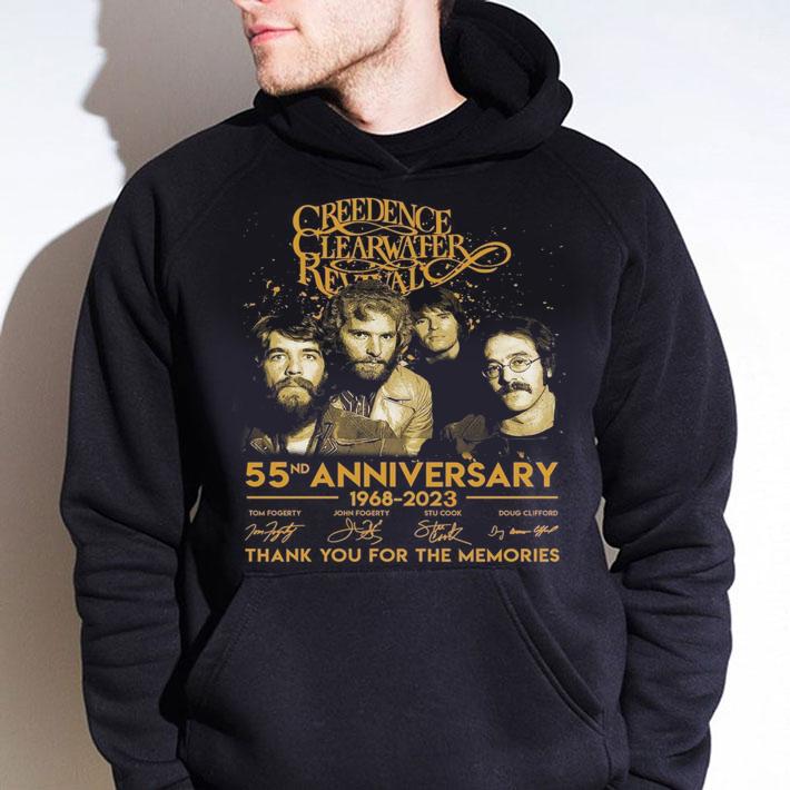 Creedence Clearwater Revival 55nd Anniversary 1968-2023 Thank You For The Memories t-shirt