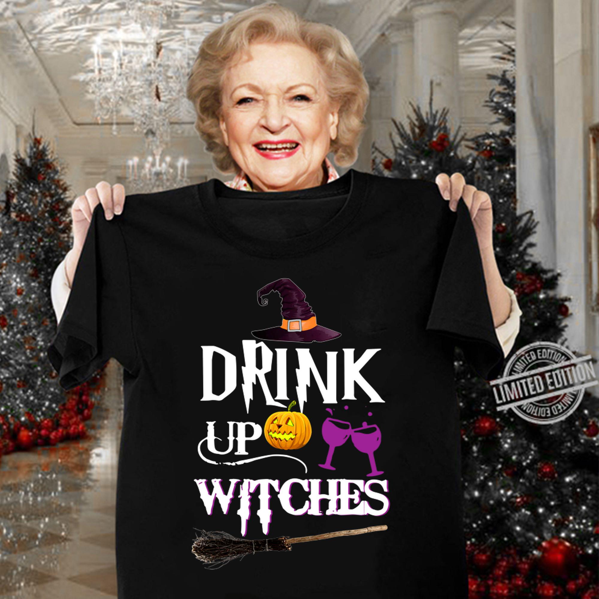 Nice Drink Up Witches Funny Halloween t-shirt woman shirt