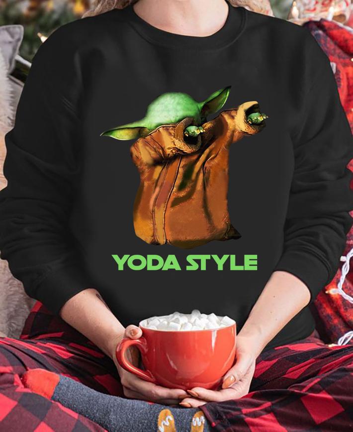 Dabbing Baby Yoda Style Star Wars t-shirt 3 Dabbing Baby Yoda Style Star Wars t-shirt 3