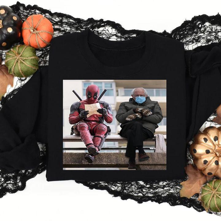 Deadpool Bernie Sanders Bernpool Meme t-shirt
