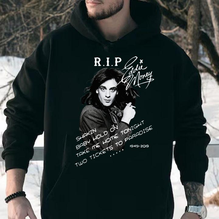 Rip Eddie Money Take Me Home Tonight 1949-2019 Signature t-shirt