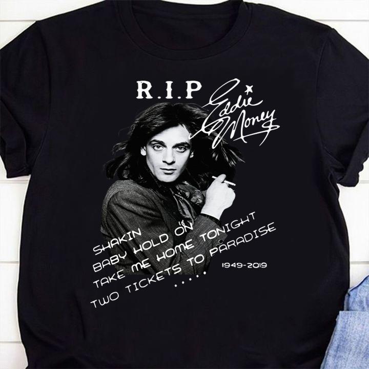Rip Eddie Money Take Me Home Tonight 1949-2019 Signature t-shirt 56 Trending fashion news