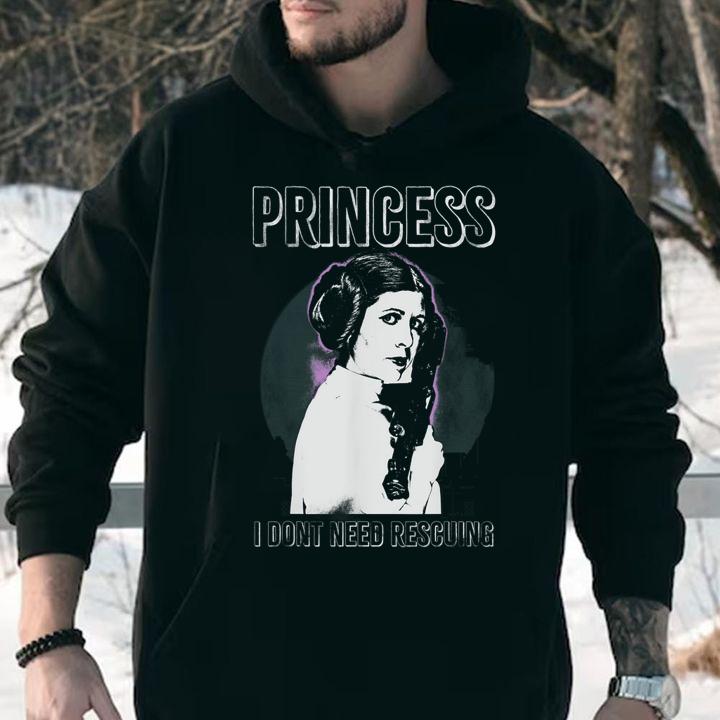 Star Wars Princess Leia I Don't Need Rescuing t-shirt