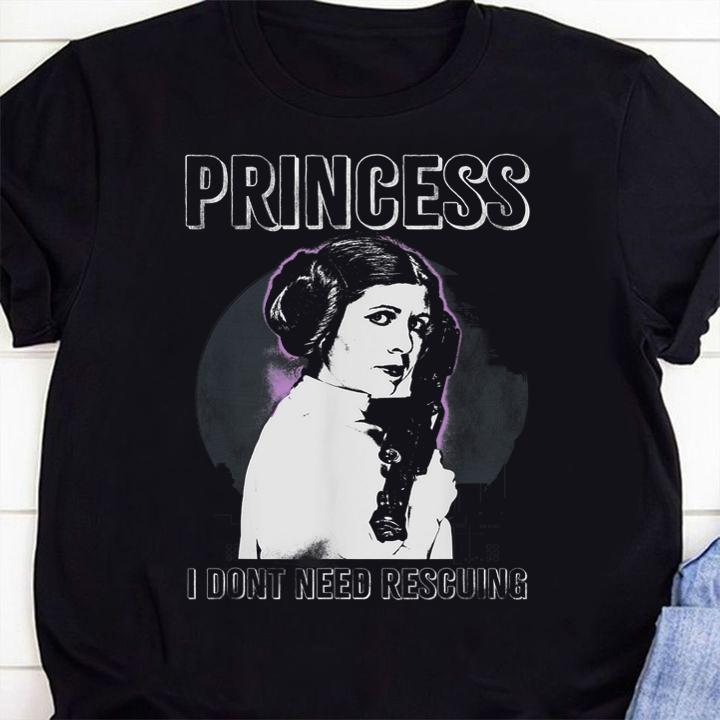 Star Wars Princess Leia I Don't Need Rescuing t-shirt 57 Trending fashion news