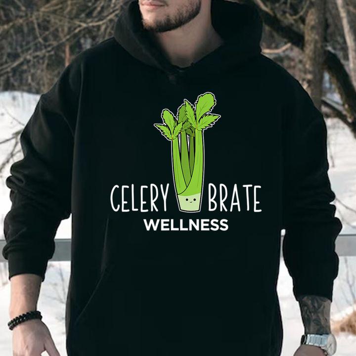 Celerybrate Wellness Cute Vegetable Puns t-shirt