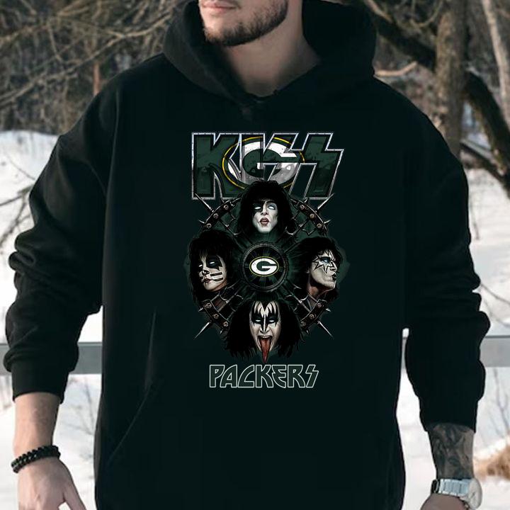KISS Band Packers Green Bay Packers t-shirt