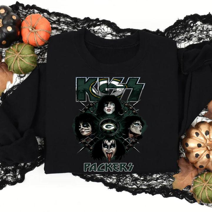 KISS Band Packers Green Bay Packers t-shirt