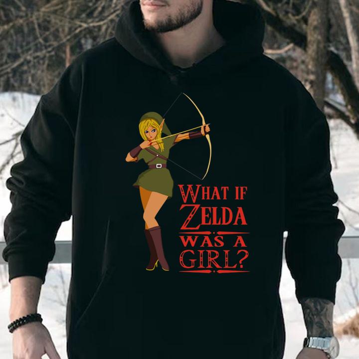 What if Zelda was a girl The Legend of Zelda t-shirt