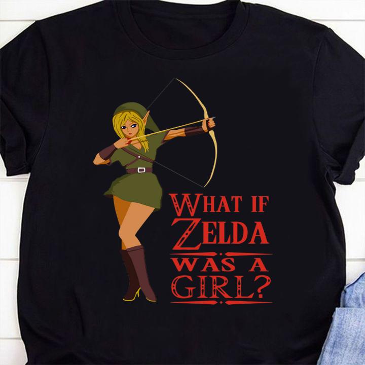 What if Zelda was a girl The Legend of Zelda t-shirt 45 Trending fashion news