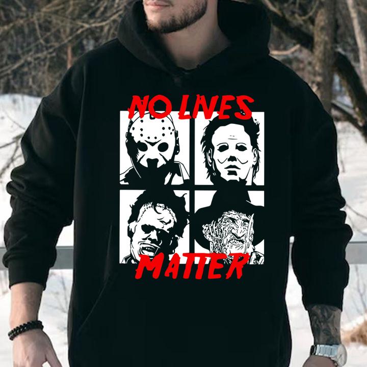 Horror Characters No Live Matter t-shirt