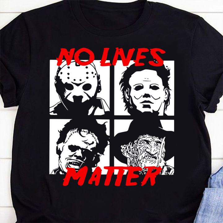 Horror Characters No Live Matter t-shirt 34 Trending fashion news